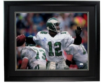 Randall Cunningham Signed 16x20 Photo Philadelphia Eagles Framed
