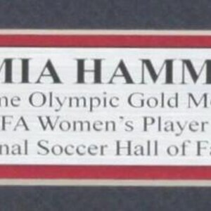 Mia Hamm US Women's Soccer Signed/Autographed 16x20 Photo Framed image 3