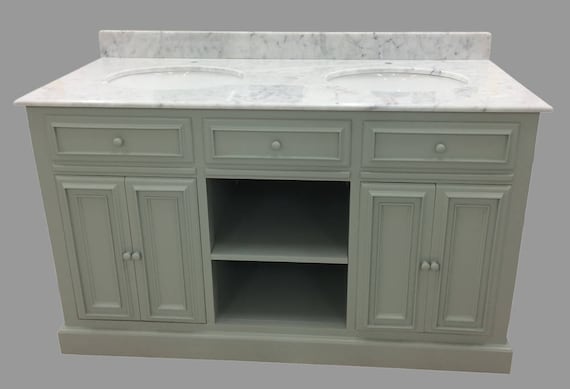 English Country Style Double Sink, Bathroom Double Sink Cabinets Uk