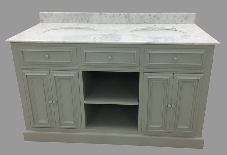 English Country Style Double Sink Vanity Unit With Your Choice of