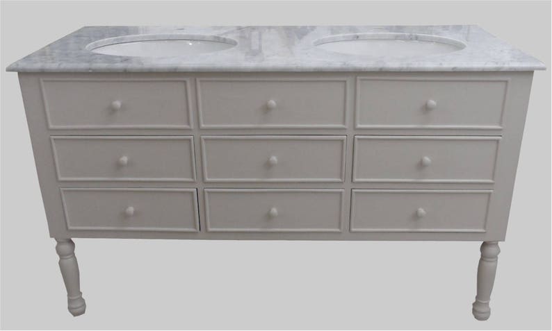 French Country Double Sink Bathroom Vanity Unit (any Colour!) - Etsy UK