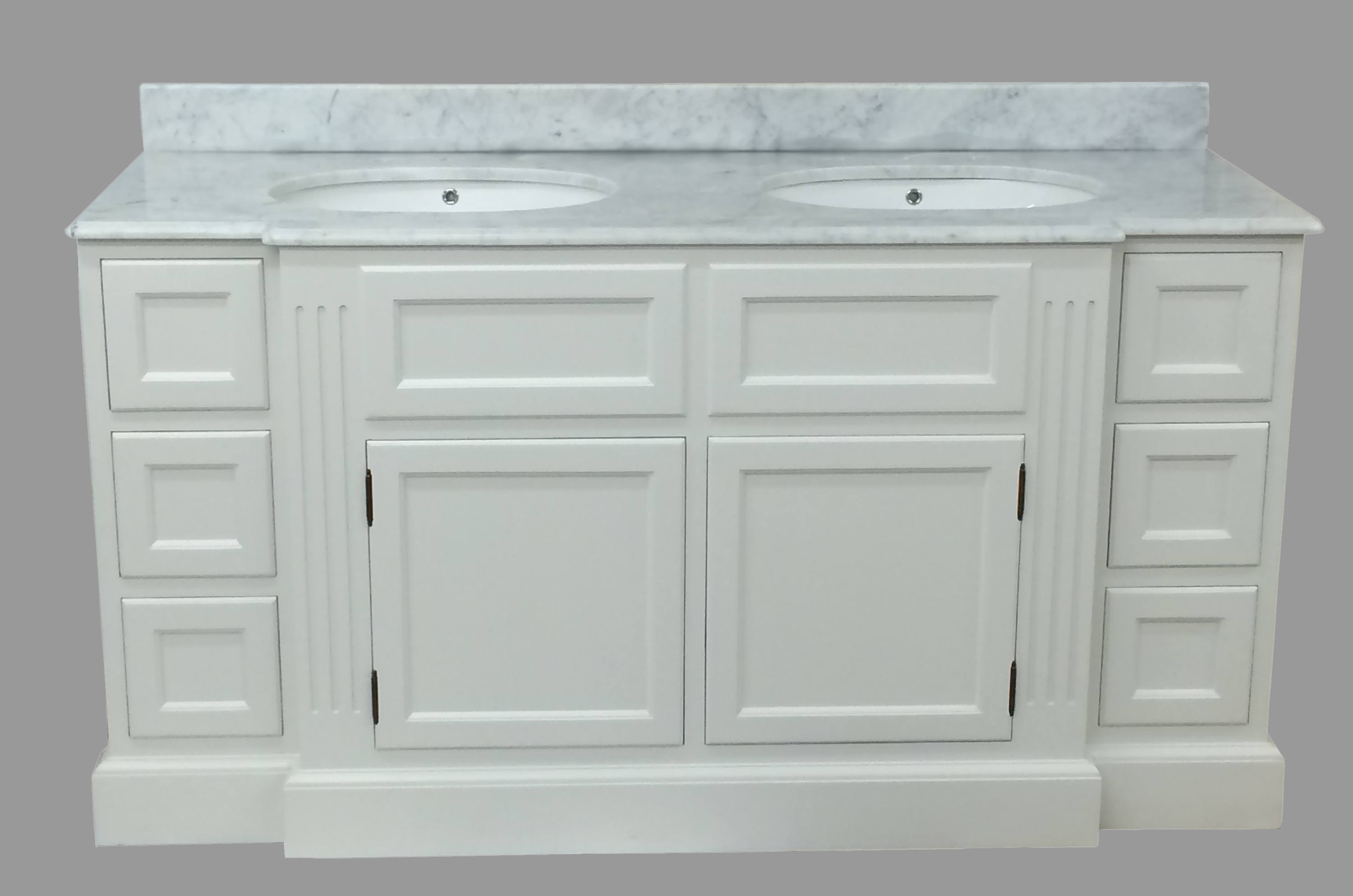 Shaker Double Sink Bathroom Vanity Unit (any Colour!) - Etsy UK