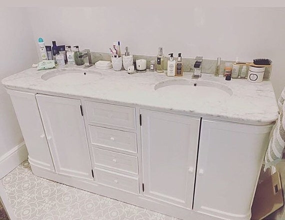 Large Hargrave Double Sink Vanity Unit Any Colour Etsy