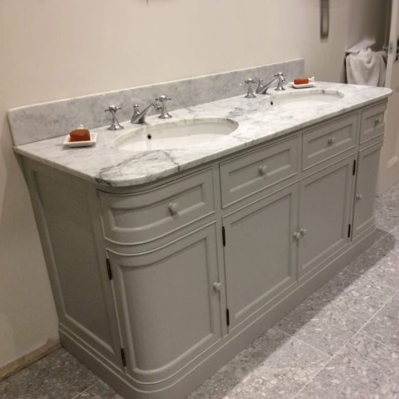 Hargrave Double Sink Bathroom Vanity Unit (any Colour!) - Etsy UK