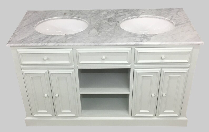 English Country Style Double Sink Vanity Unit With Your Choice of