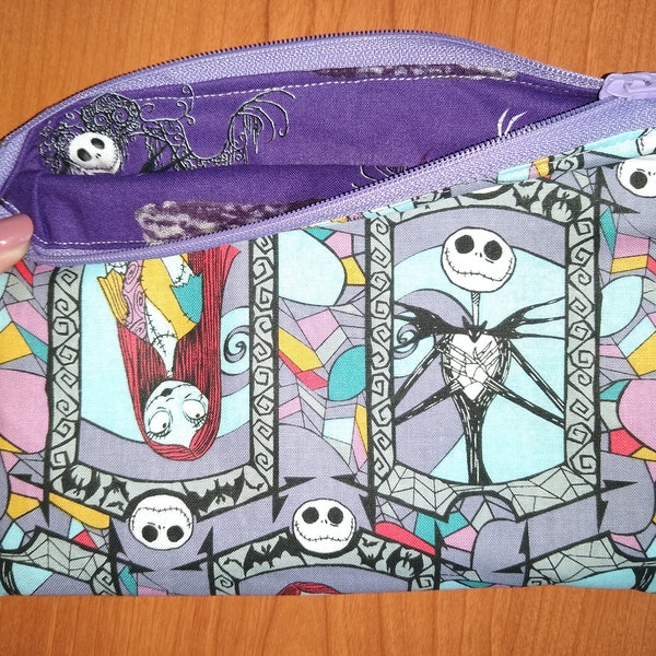 Jack Skellington Zipper Bag Etsy