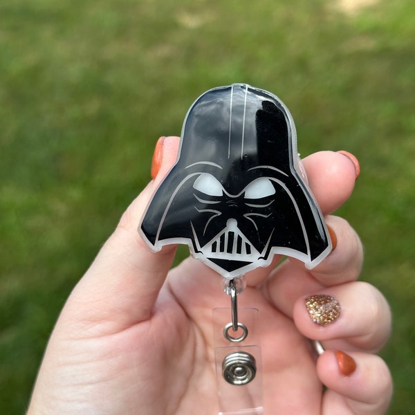 Dark father badge reel