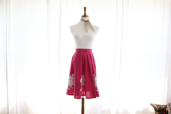 50s Vtg Sock Hop Skirt Costume Small 1950s Vintag… - image 1