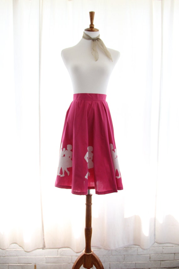 50s Vtg Sock Hop Skirt Costume Small 1950s Vintag… - image 7