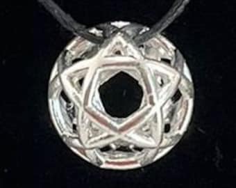 Genesa Pentasphere Pendant Silver Plated, 17 mm diameter: bronze and brass alloy