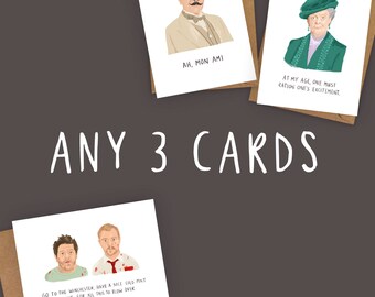 Mix and Match Any 3 Characterful Cards | Funny Birthday Cards | Funny cards