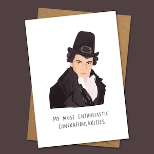 Contrafibularities A6 card | Inspired by Blackadder III | Funny congratulations card | engagement card | graduation card