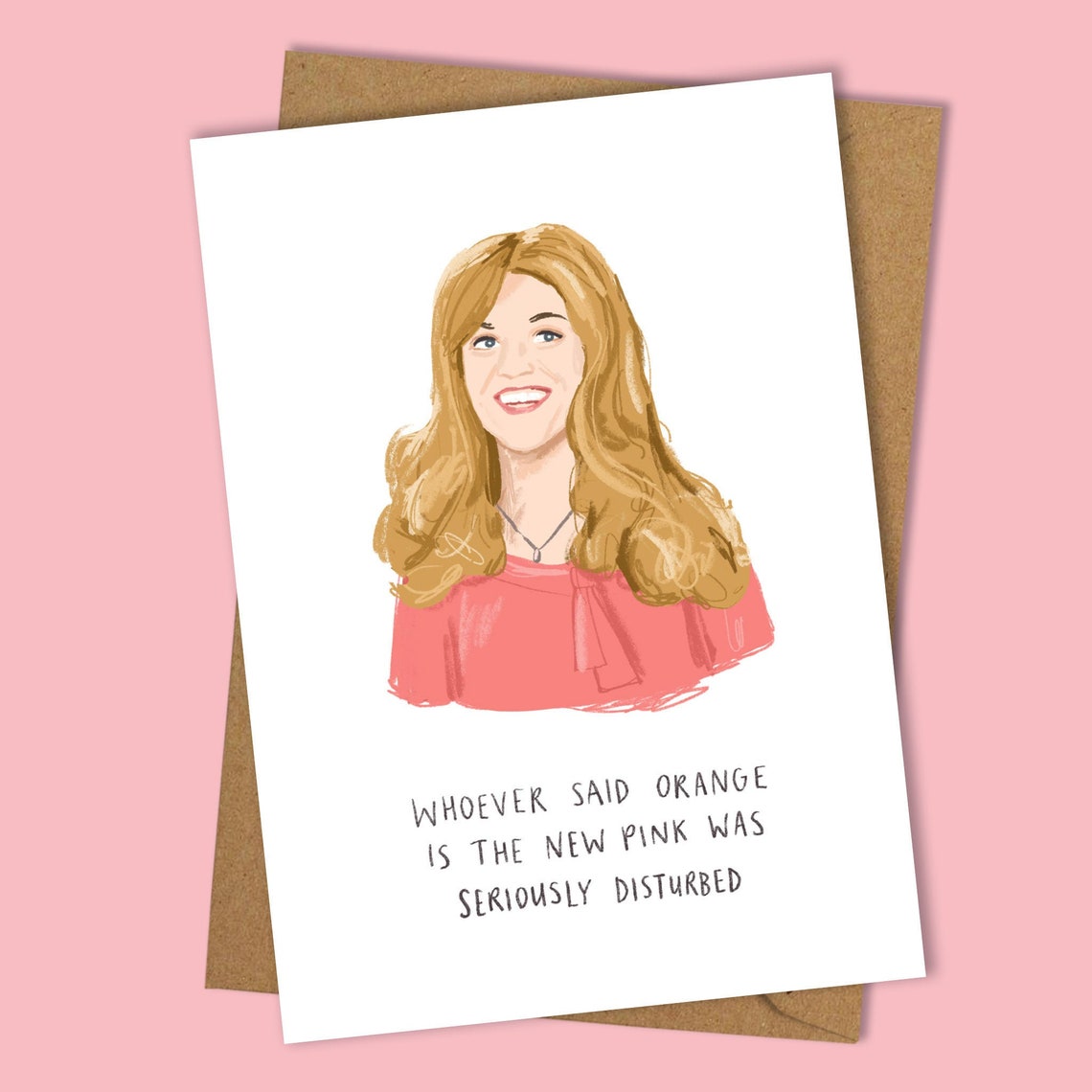 Elle Woods Legally Blonde inspired A6 card Birthday Etsy