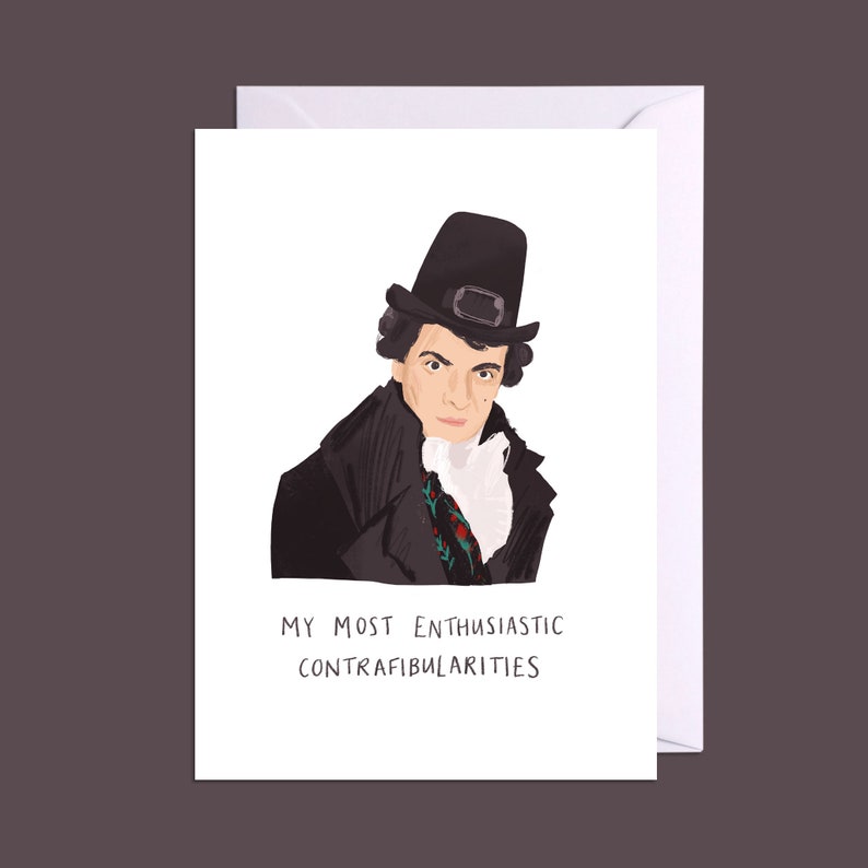 Blackadder Fiançailles Inspiré Félicitations Carte A6 Iii Illustration K1J5lFucT3