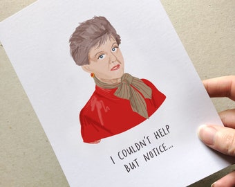 Jessica Fletcher inspired A5 Art Print | Classic TV | Inspired by Murder she Wrote