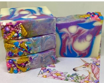 UNICORN PARTY|Birthday|For Her|For Him|Whimsical|Kawaii|Unique Gift|Fun Soap