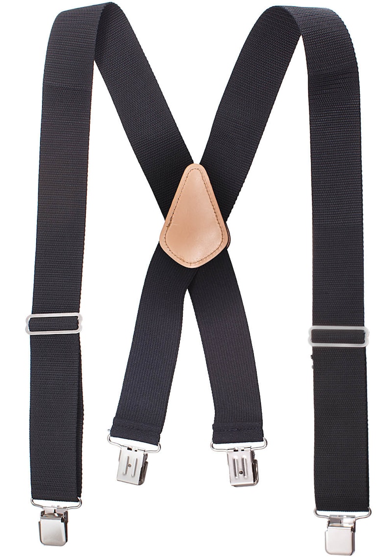 Holdem Heavy Duty Work Suspenders Adjustable With Extra Heavy Strong Sturdy Clips Job Etsy