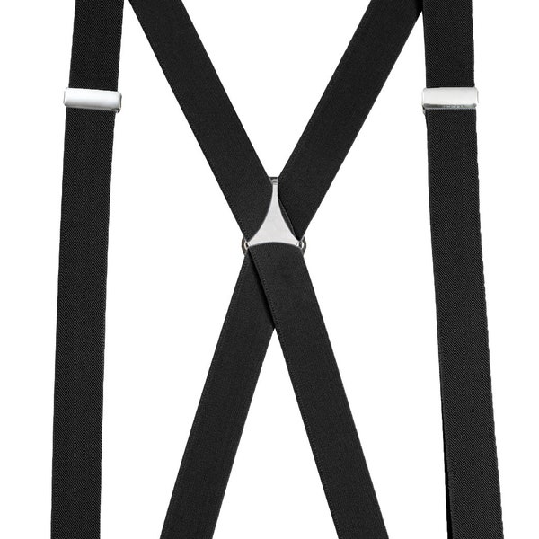 Hold'Em Suspender for Men X-Back Adjustable Straight Clip-on Tuxedo Suspenders