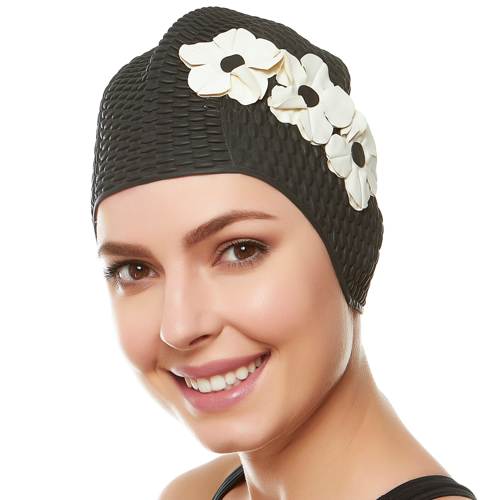 Ladies Swim Cap Turban Style Shower Bathing Waterproof Vintage Etsy