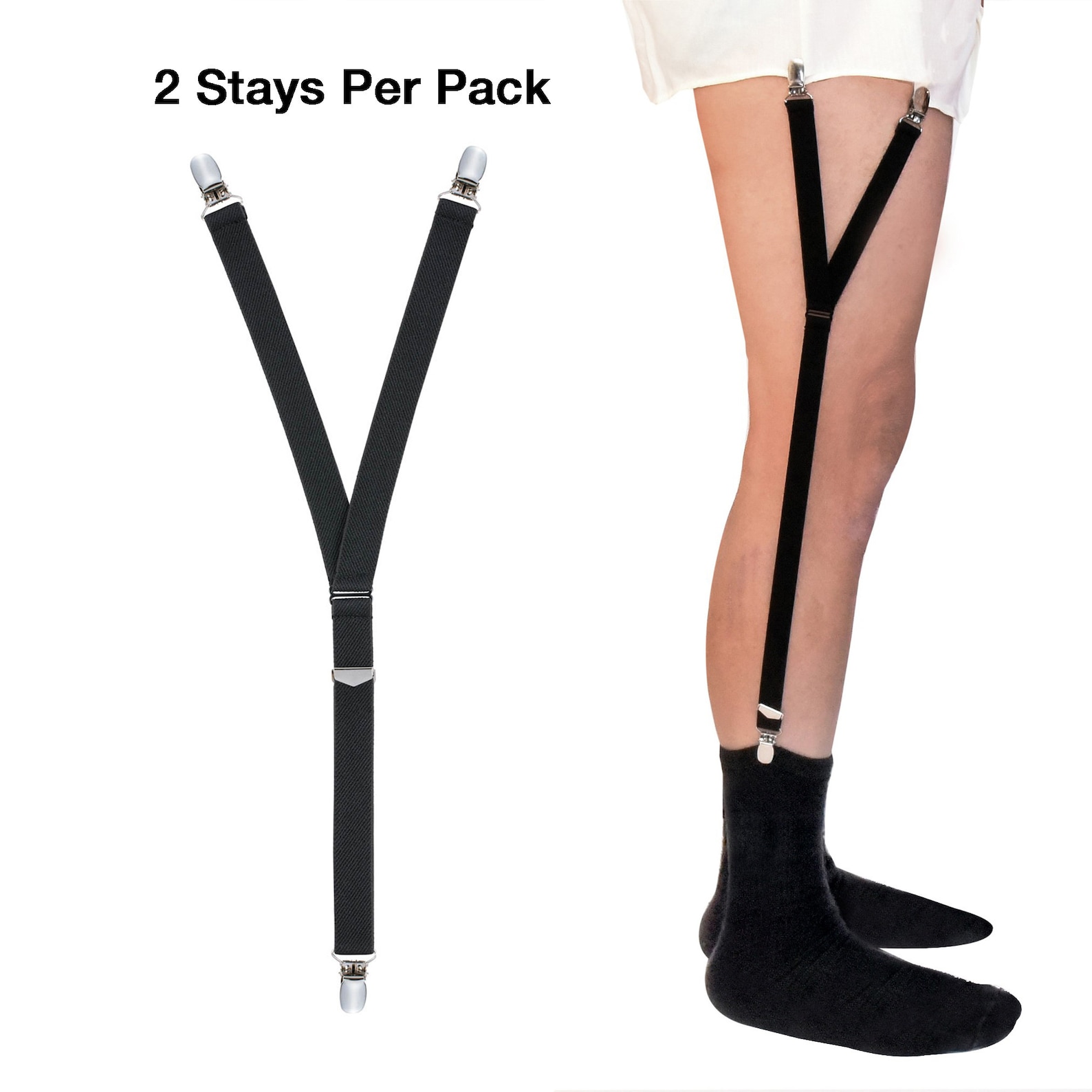 Holdem Shirt Stays for Men, Uniform Military Police, Dress Shirt Stay