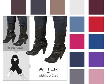 Hold'em Boot Clips Elastic Leg Straps 