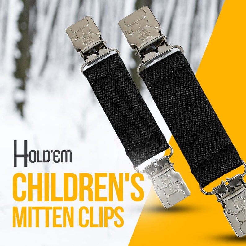 Holdem Elastic Mitten & Glove Clips Kids and Baby Extra Sturdy Super