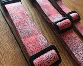 Dog Collar, Small, Medium, Large, floral, flowers, pet collar, dog accessories, puppy, dog, pink floral dog collar