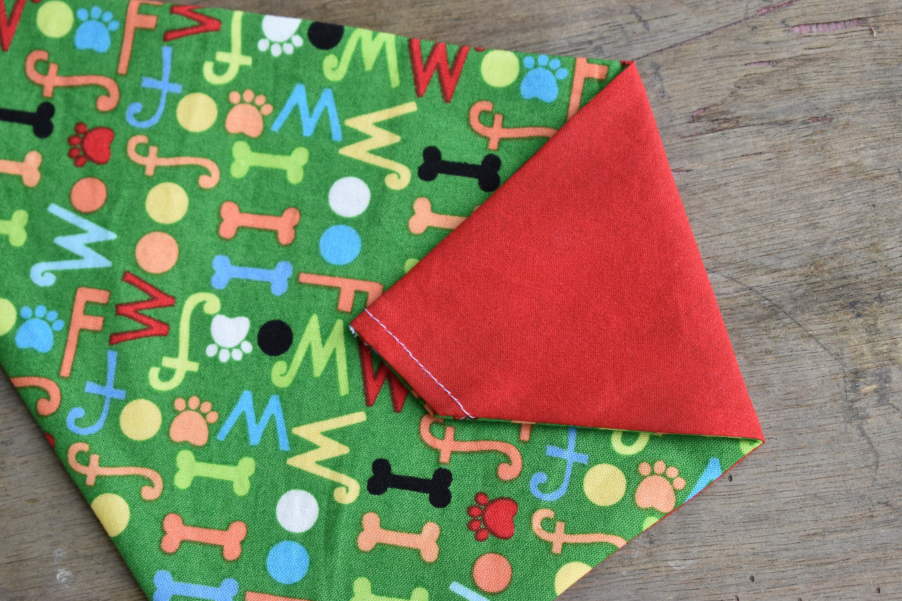 Over the Collar Bandana Dog Collar Small Medium Large Dog - Etsy