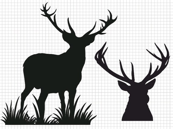 Download Deer svg deer head svg deer in the grass horn deer deer | Etsy
