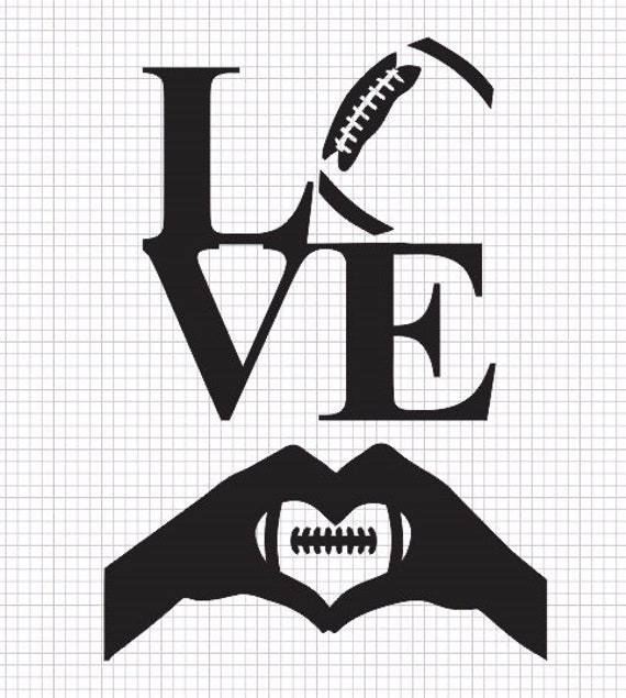 Download Clip Art Cricut Svg Sublimation Football Svg Svg File Svg Files For Cricut Football Love Svg Silhouette Svg Svg Cutting Files Art Collectibles
