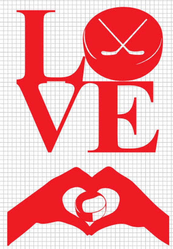Download Hockey Love Svg Svg File Hockey Svg Files For Cricut Silhouette Svg Cricut Svg Sublimation