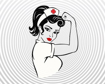 Rosie Nurse Svg Etsy