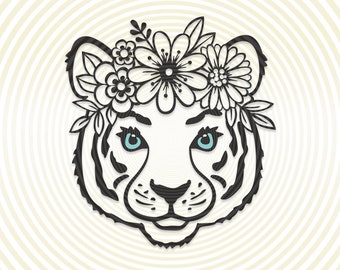 Download Baby Tiger Svg Etsy