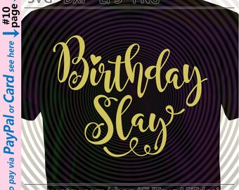 Download Birthday Slay Svg Etsy