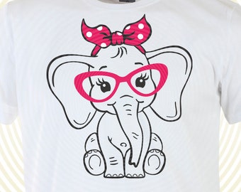 Free Free 235 Elephant With Glasses Svg SVG PNG EPS DXF File