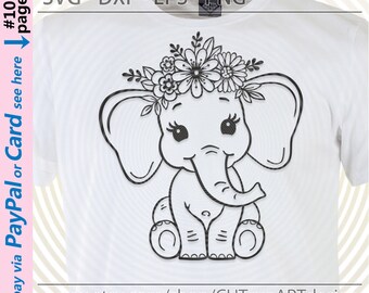 Download Baby Elephant Svg Etsy