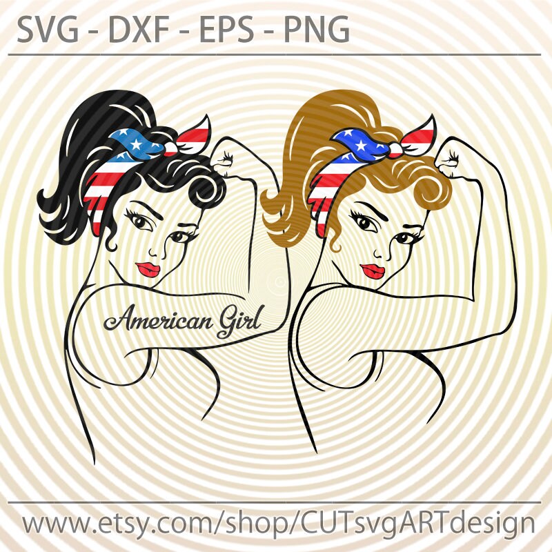 Download Rosie The Riveter Svg Patriotic Rosie Svg Rosie Clipart Etsy
