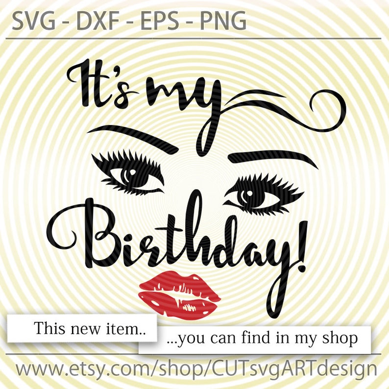 Download Its my birthday svg file Lady woman face afro puff natural ...