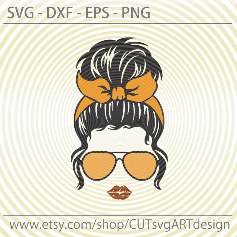 Free Free 294 Messy Bun Svg Black Woman With Glasses Svg Free SVG PNG EPS DXF File