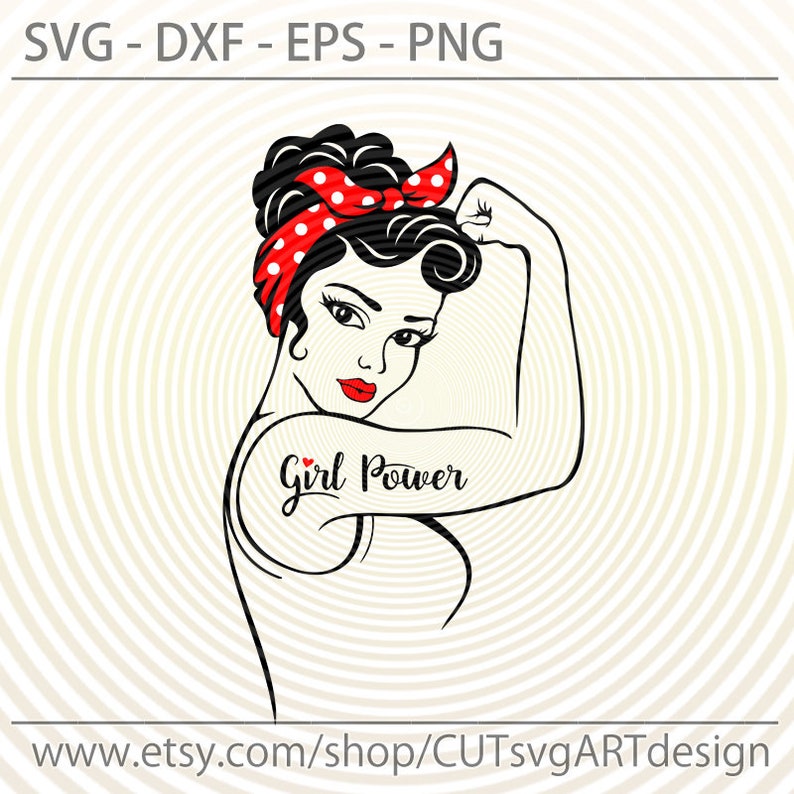 Download Girl Power SVG eps png dxf Cutting file Silhouette Cricut | Etsy