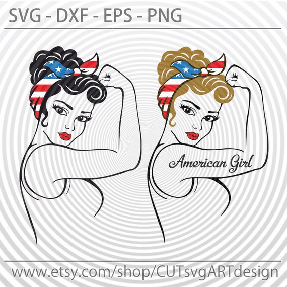 Download Rosie The Riveter Svg Patriotic Rosie Svg Rosie Clipart Etsy