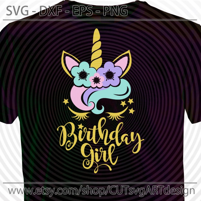 Download Unicorn SVG Unicorn birthday girl svg cutting files for | Etsy