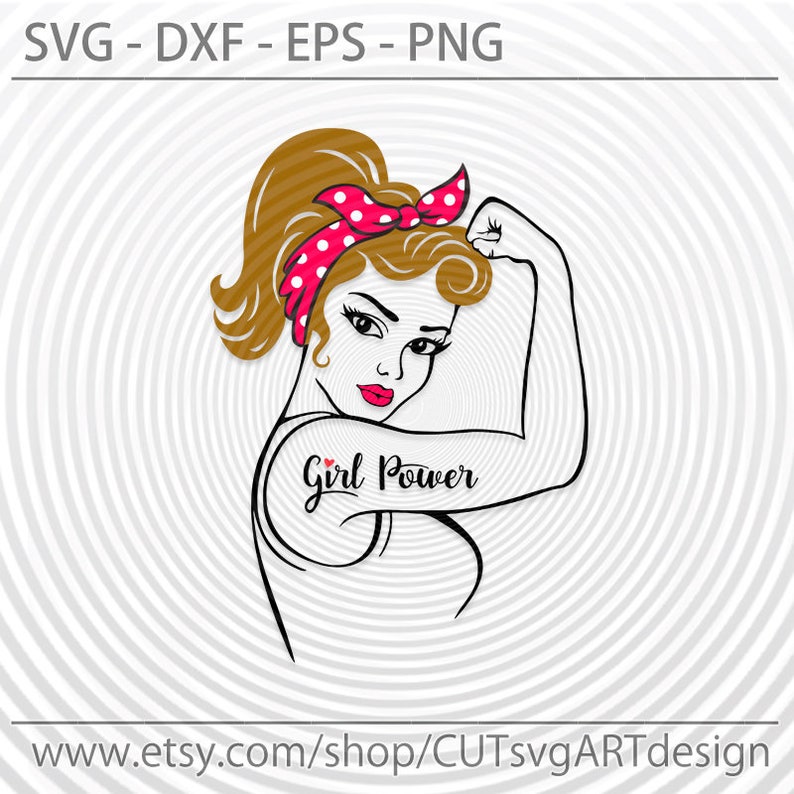 Download Girl Power SVG eps png dxf Cutting file Silhouette Cricut | Etsy