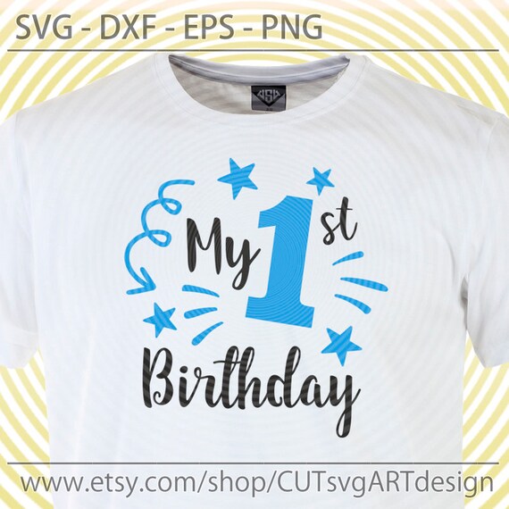 Download One Svg 1st Svg My First Birthday Svg Boy Files For Etsy