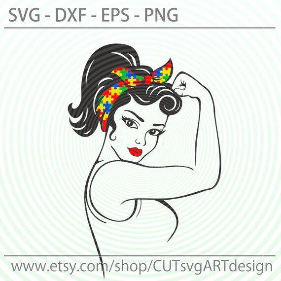 Download Rosie the Riveter svg strong woman svg woman clipart Rosie | Etsy