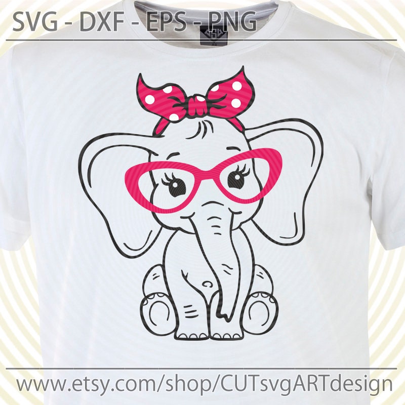 Free Free Elephant With Glasses Svg 673 SVG PNG EPS DXF File