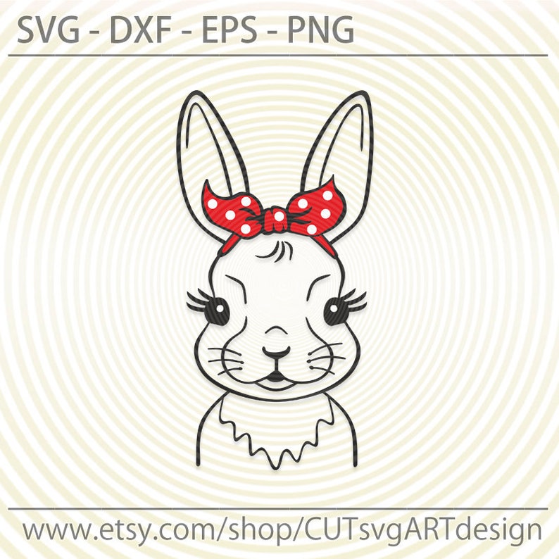 Free Free Bunny Bow Svg 488 SVG PNG EPS DXF File