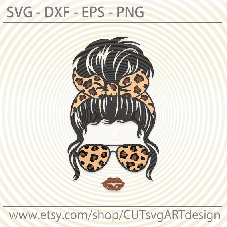 Free Free 204 Messy Bun Svg Black Woman With Glasses Svg Free SVG PNG EPS DXF File
