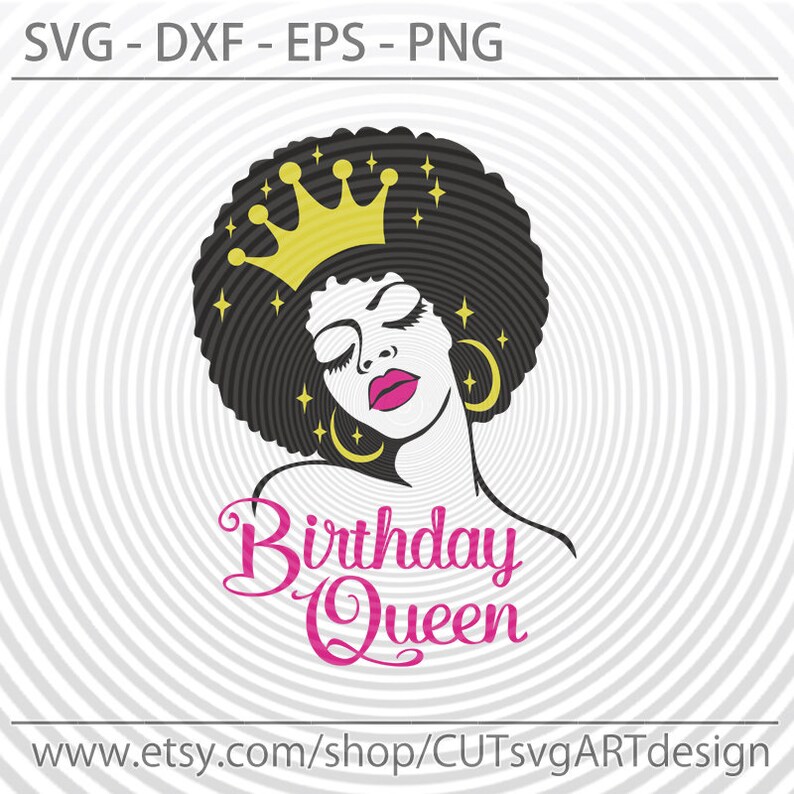 Download Birthday Svg black queen SVG Crown Svg cut files for ...