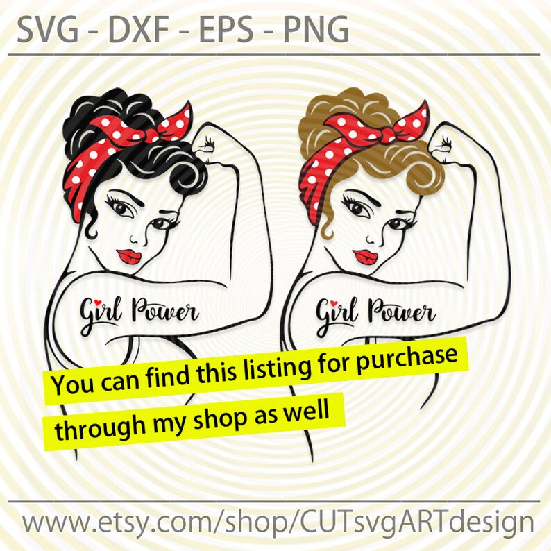 Download Girl Power SVG eps png dxf Cutting file Silhouette Cricut ...